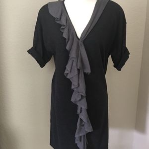 Short Sleeve Wool Dress or Tunic